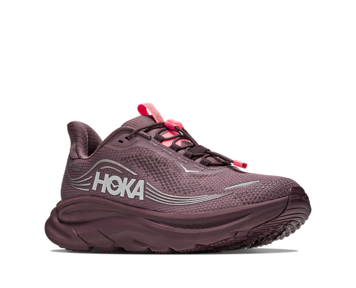 Hoka Womens Clifton 11 GTX - Smoky Quartz/Deep Mauve - Neutral - AW26