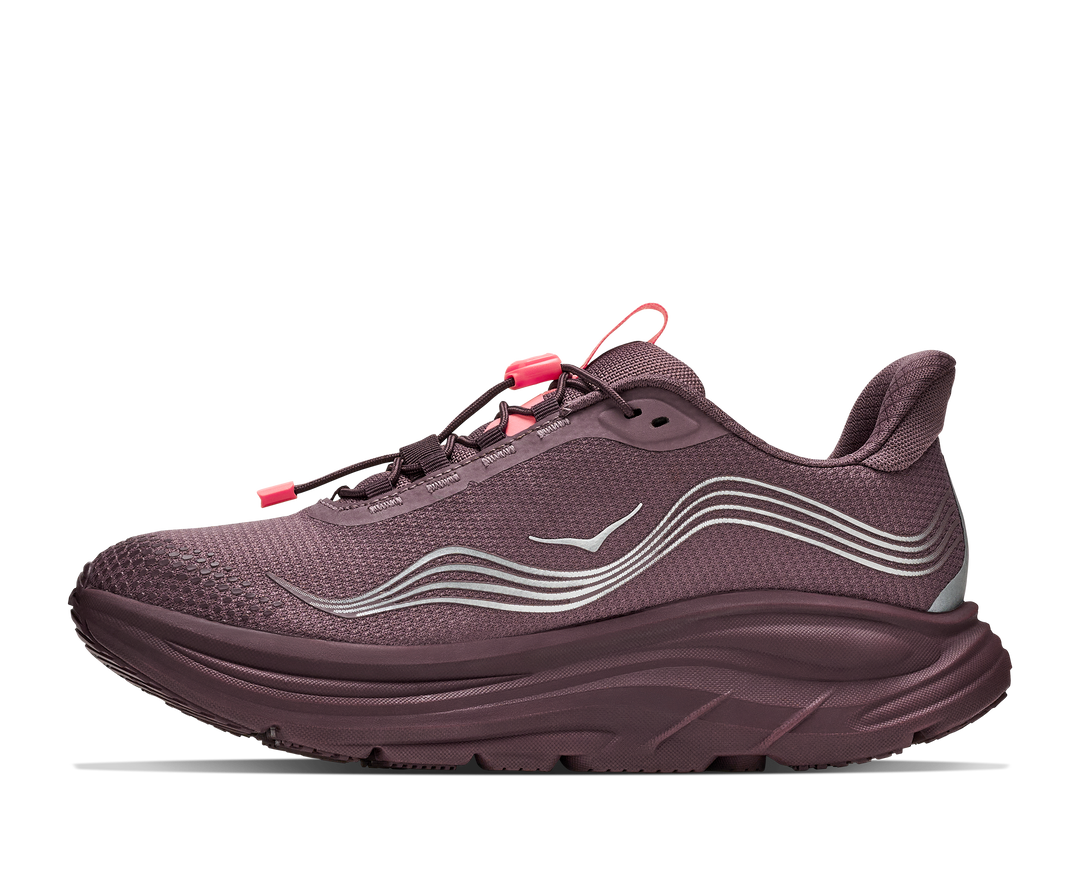 Hoka Womens Clifton 11 GTX - Smoky Quartz/Deep Mauve - Neutral - AW26