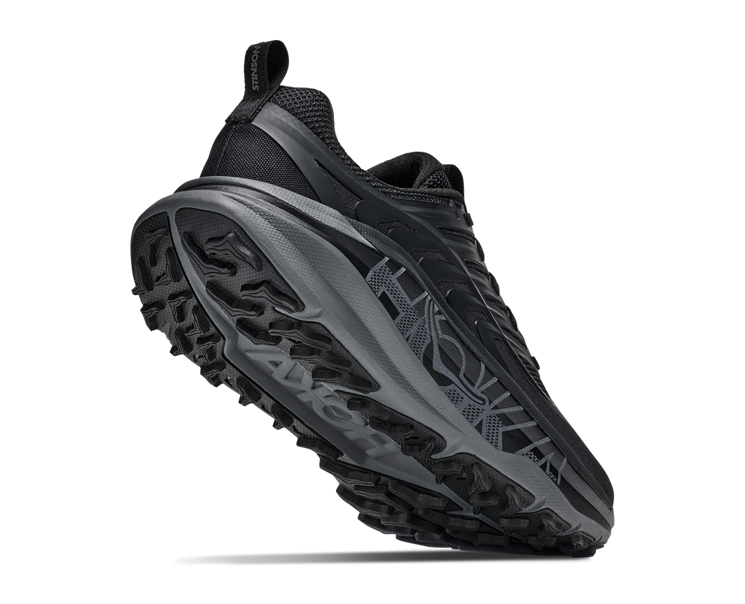 Hoka Mens Stinson 8 - Black/Outer Orbit - Trail - AW26