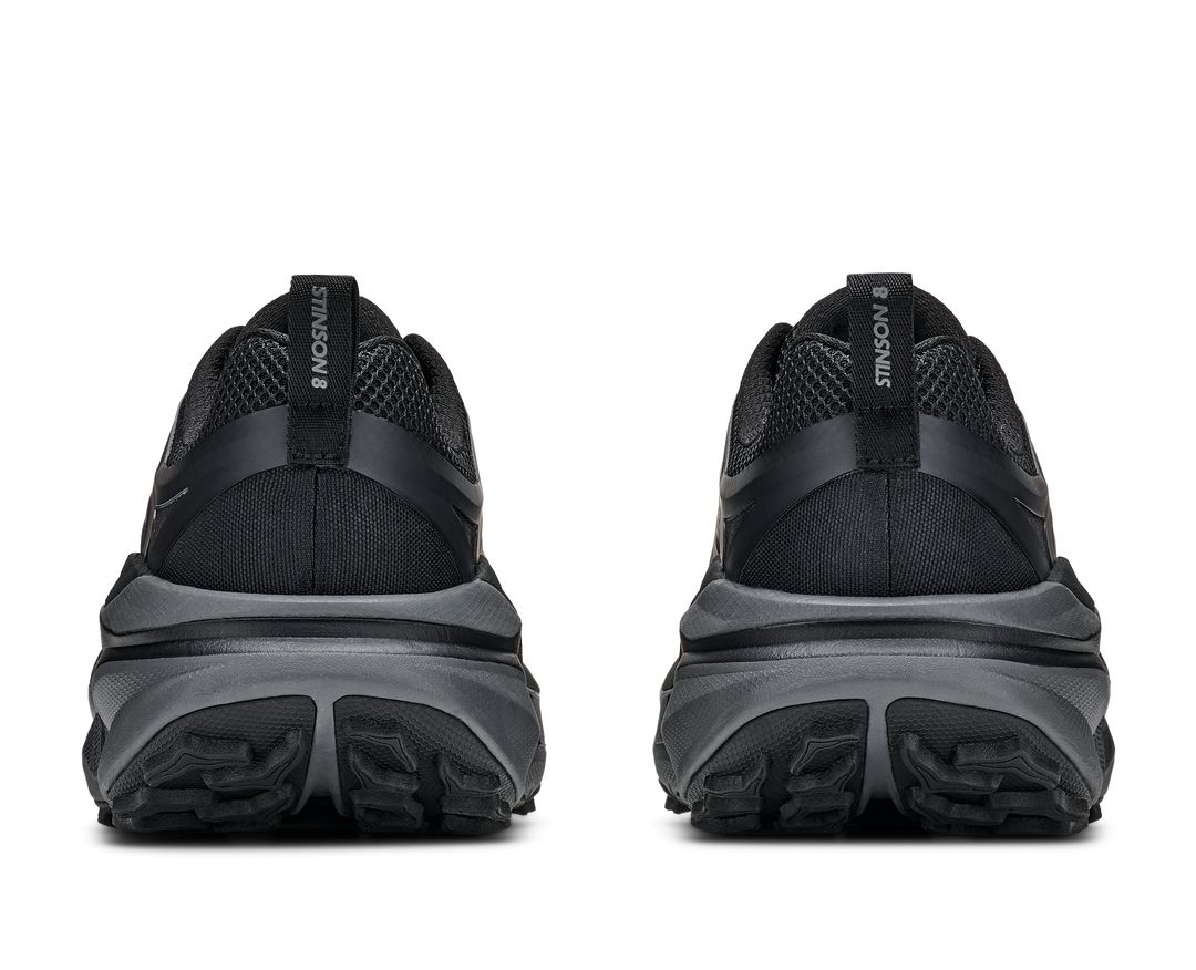 Hoka Mens Stinson 8 - Black/Outer Orbit - Trail - AW26