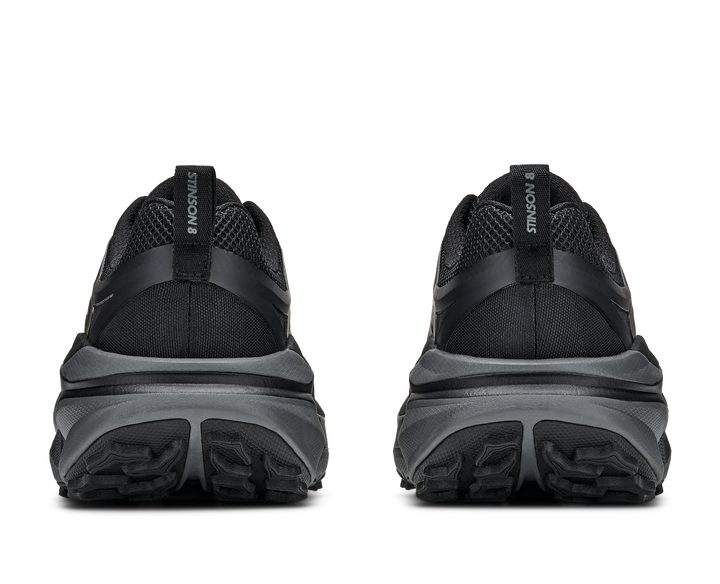 Hoka Mens Stinson 8 - Black/Outer Orbit - Trail - AW26