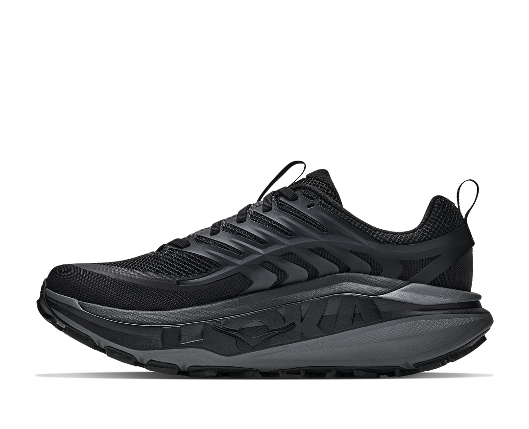 Hoka Mens Stinson 8 - Black/Outer Orbit - Trail - AW26