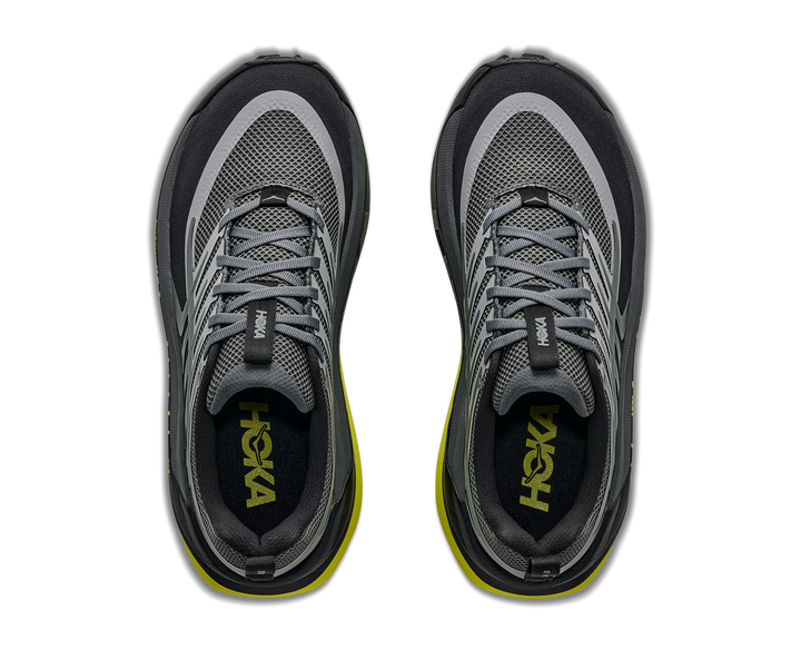 Hoka Mens Stinson 8 - Black/Hoka Citrus - Trail - AW26