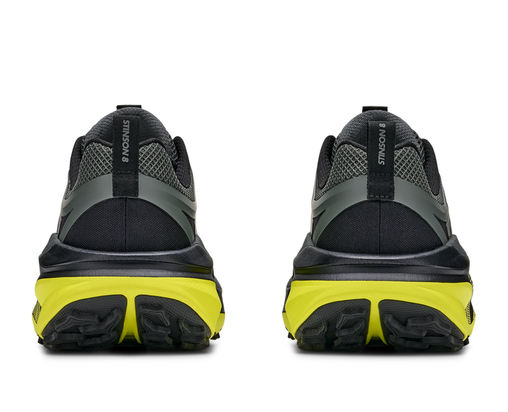 Hoka Mens Stinson 8 - Black/Hoka Citrus - Trail - AW26