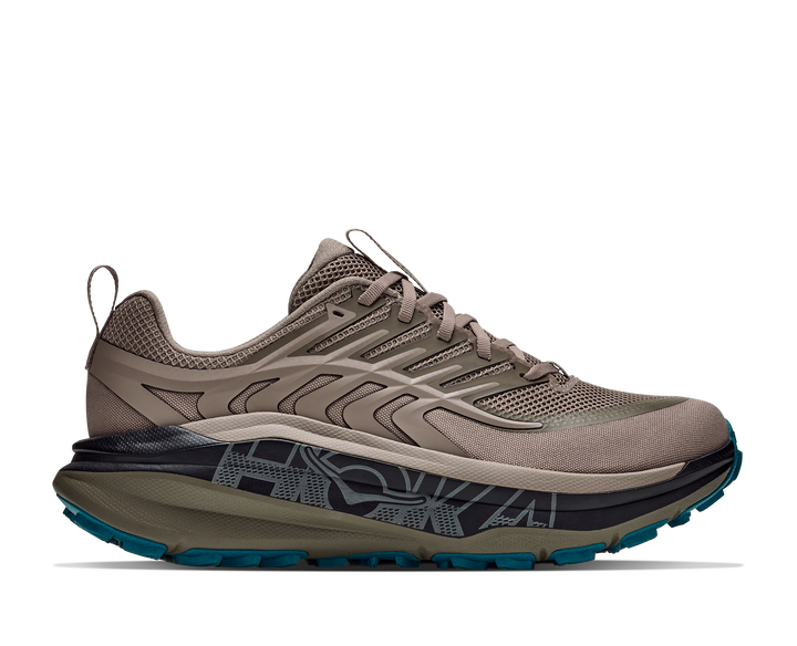 Hoka Mens Stinson 8 - Pebble Grey/Antique Olive - Trail - AW26