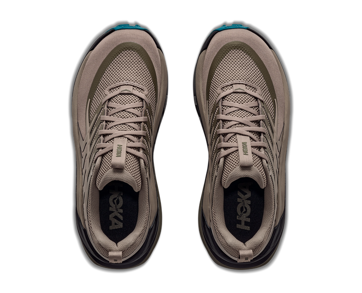 Hoka Mens Stinson 8 - Pebble Grey/Antique Olive - Trail - AW26