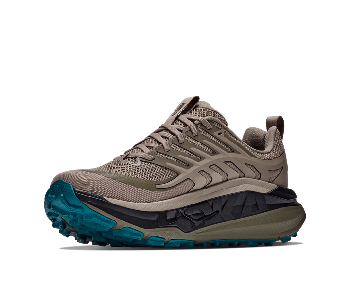 Hoka Mens Stinson 8 - Pebble Grey/Antique Olive - Trail - AW26