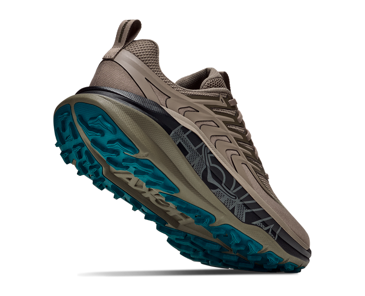 Hoka Mens Stinson 8 - Pebble Grey/Antique Olive - Trail - AW26