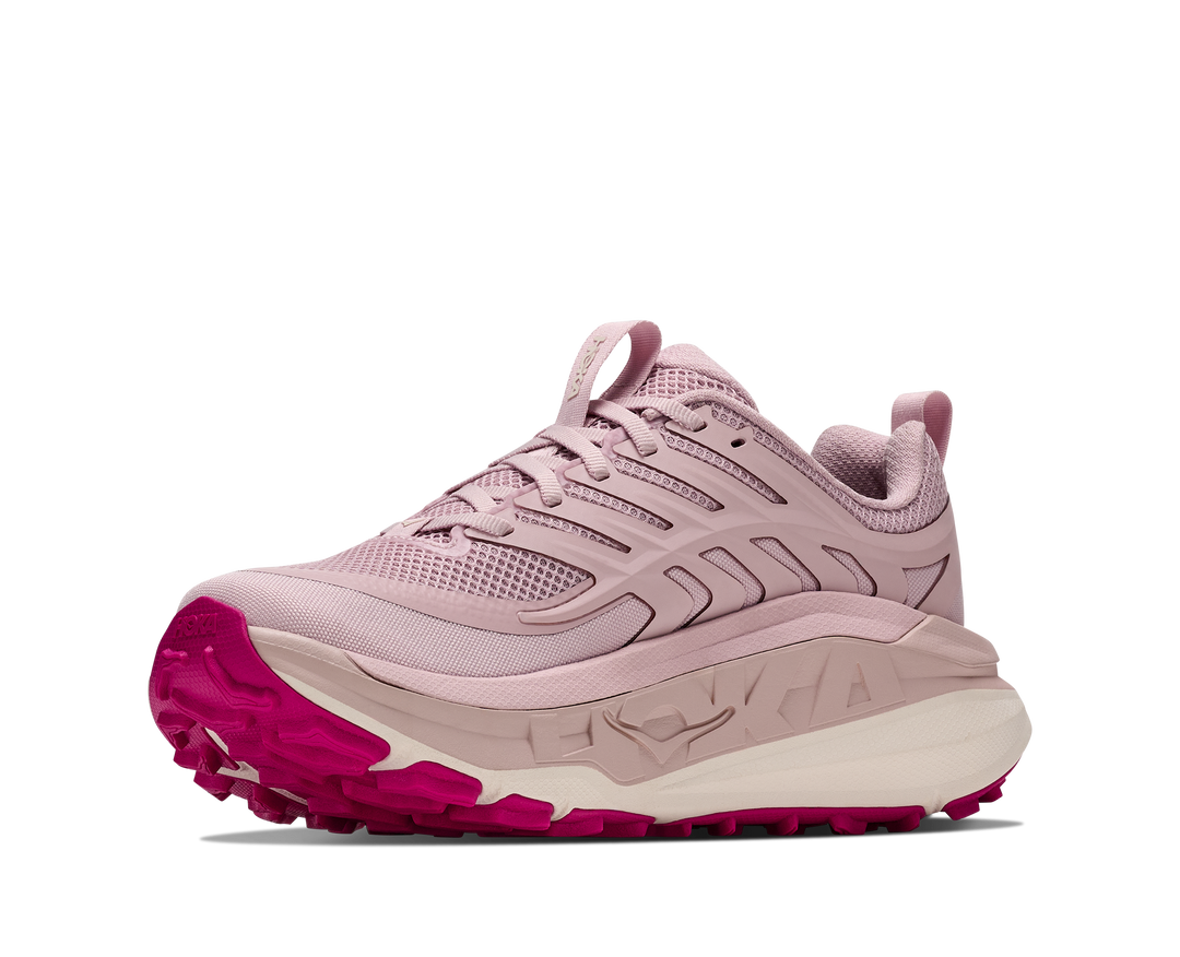 Hoka Womens Stinson 8 - Pink Opal/Alabaster - Trail - AW26