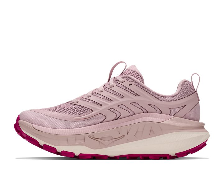Hoka Womens Stinson 8 - Pink Opal/Alabaster - Trail - AW26