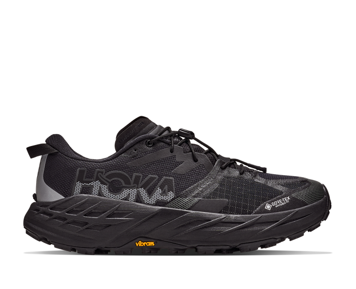 Hoka Mens Speedgoat 7 GTX - Black/Carbon Black - Trail - AW26