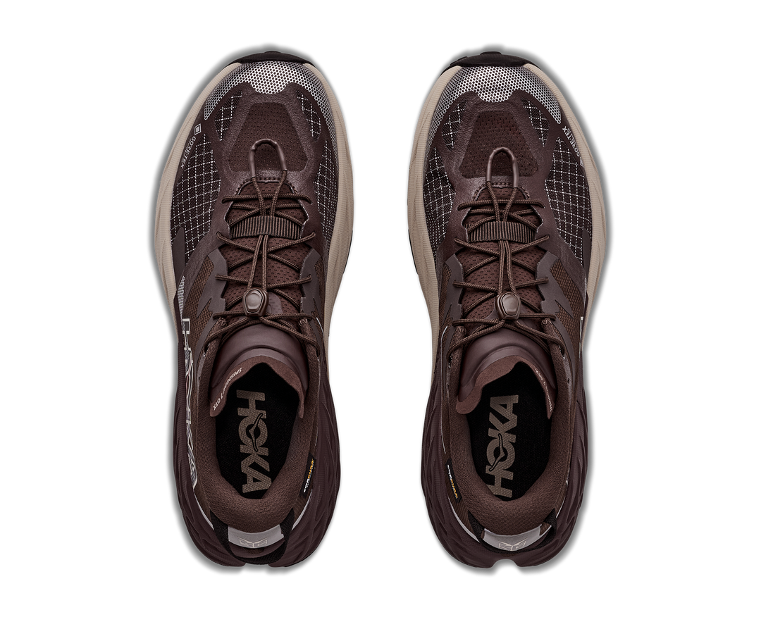 Hoka Mens Speedgoat 7 GTX - Spiced Chocolate/River Rock Grey - Trail - AW26