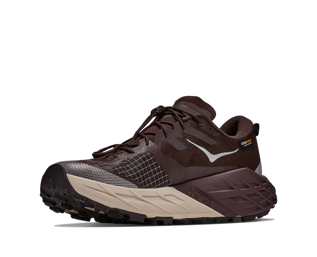 Hoka Mens Speedgoat 7 GTX - Spiced Chocolate/River Rock Grey - Trail - AW26