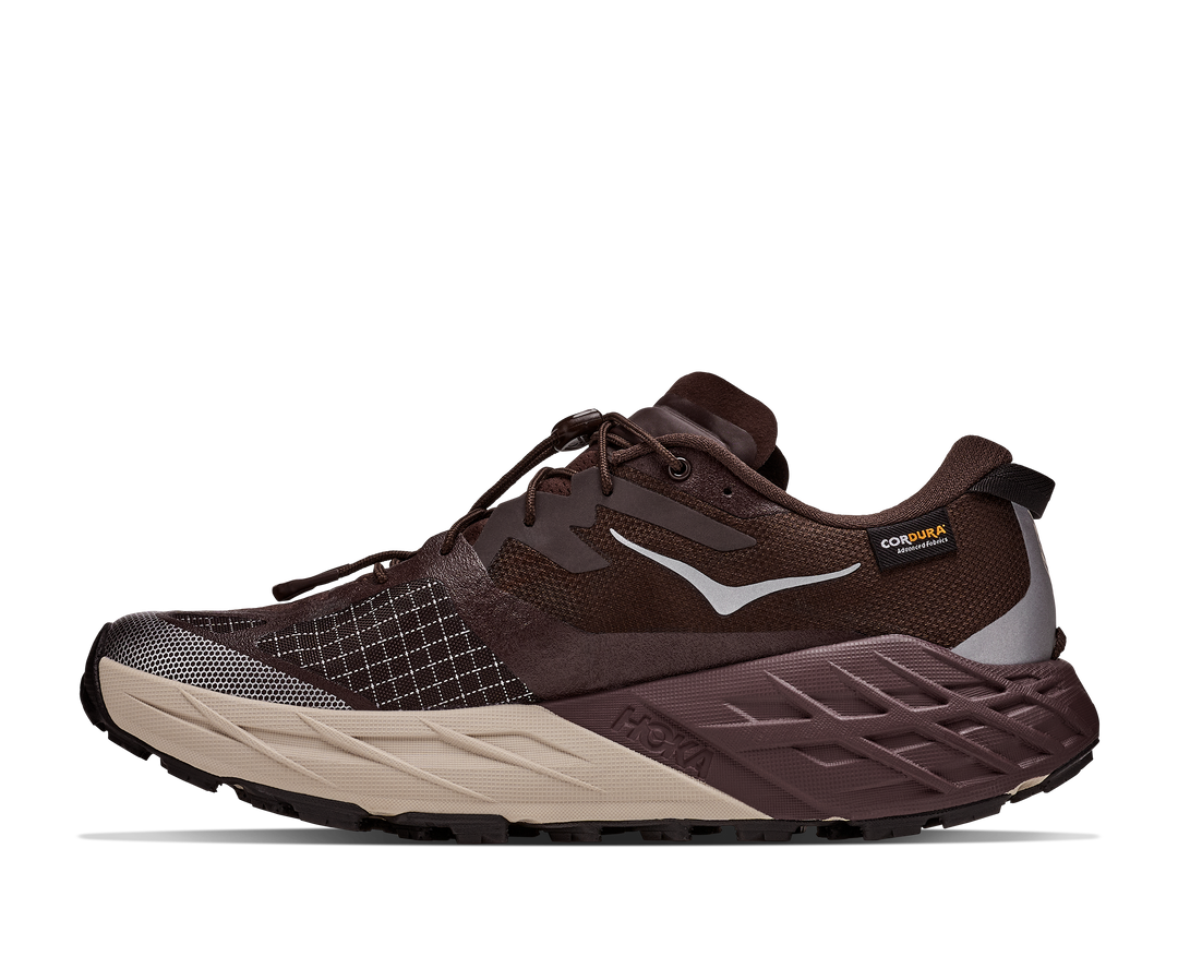 Hoka Mens Speedgoat 7 GTX - Spiced Chocolate/River Rock Grey - Trail - AW26