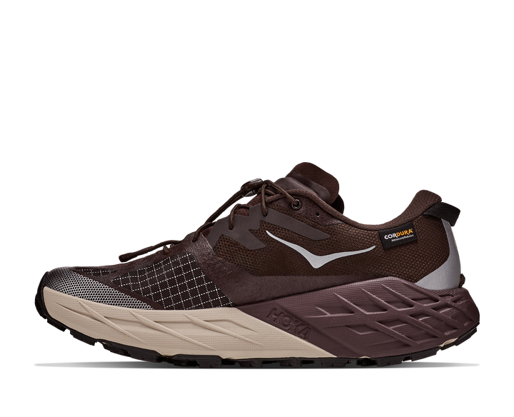 Hoka Mens Speedgoat 7 GTX - Spiced Chocolate/River Rock Grey - Trail - AW26