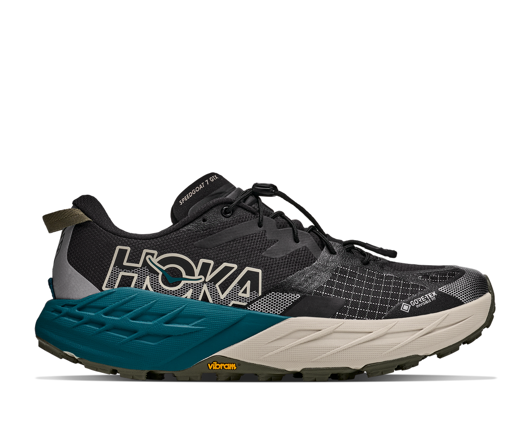 Hoka Mens Speedgoat 7 GTX - Tidal Wave/River Rock Grey - Trail - AW26