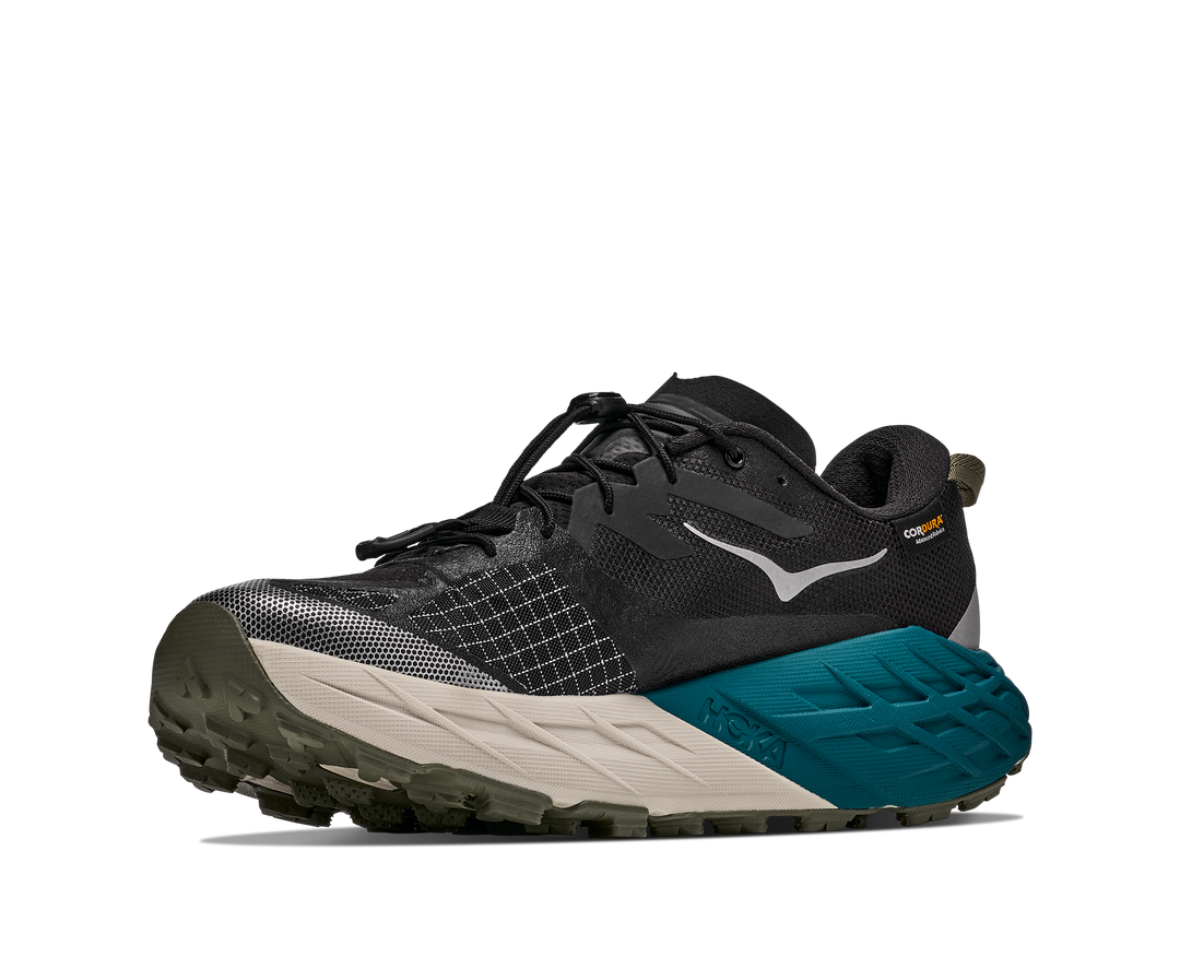 Hoka Mens Speedgoat 7 GTX - Tidal Wave/River Rock Grey - Trail - AW26