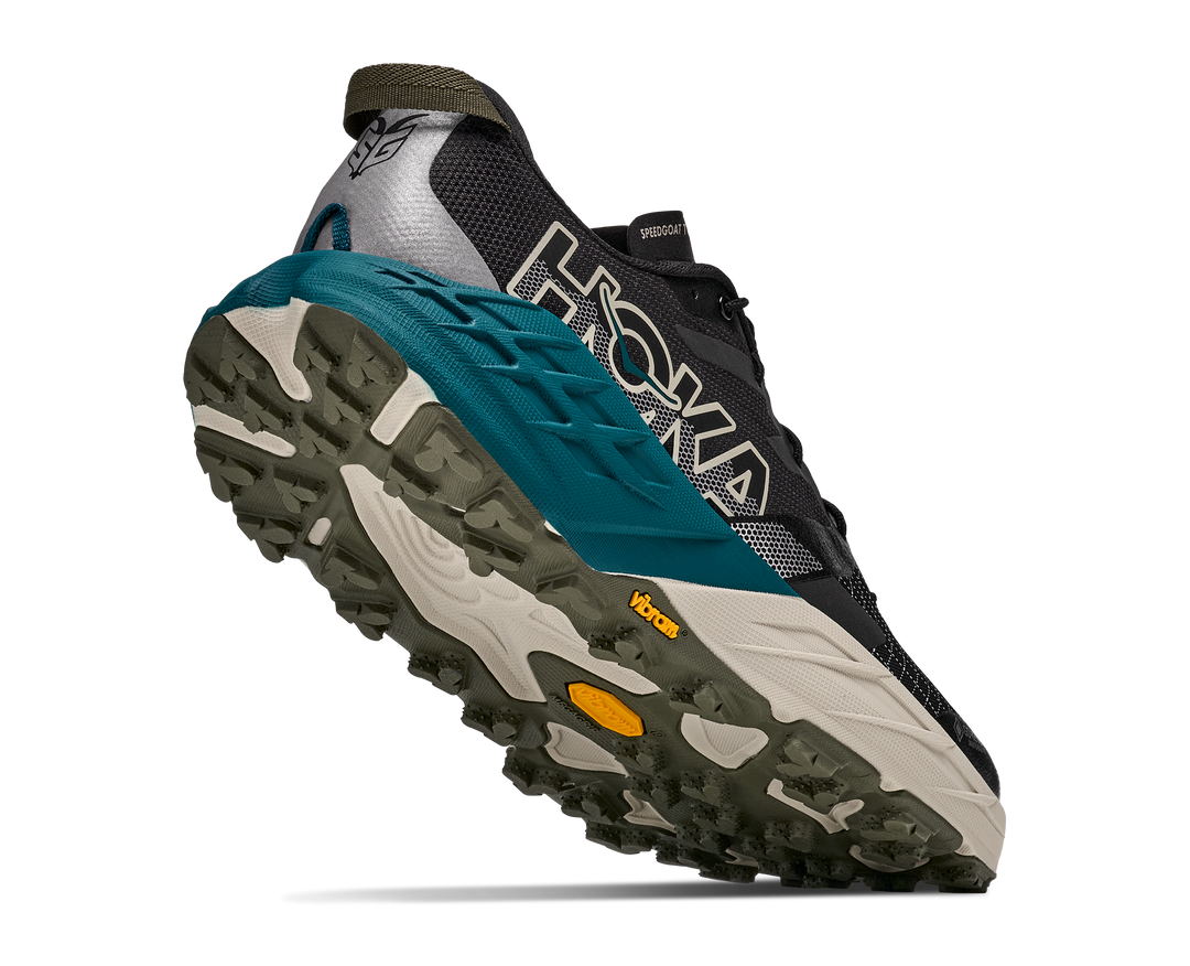 Hoka Mens Speedgoat 7 GTX - Tidal Wave/River Rock Grey - Trail - AW26