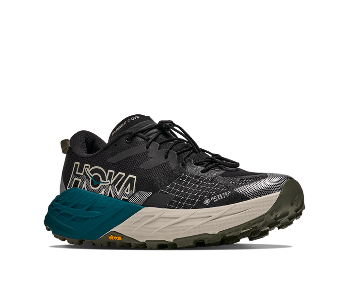 Hoka Mens Speedgoat 7 GTX - Tidal Wave/River Rock Grey - Trail - AW26