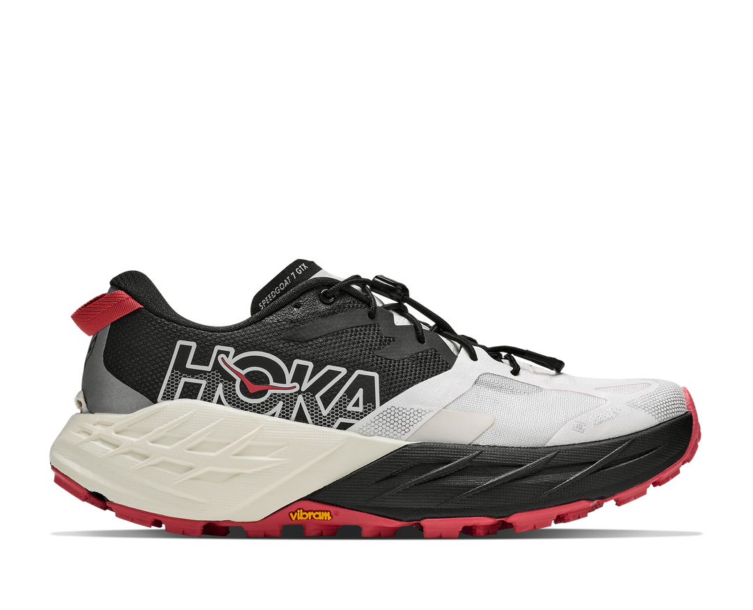 Hoka Womens Speedgoat 7 GTX - Alabaster/Black - Trail - AW26