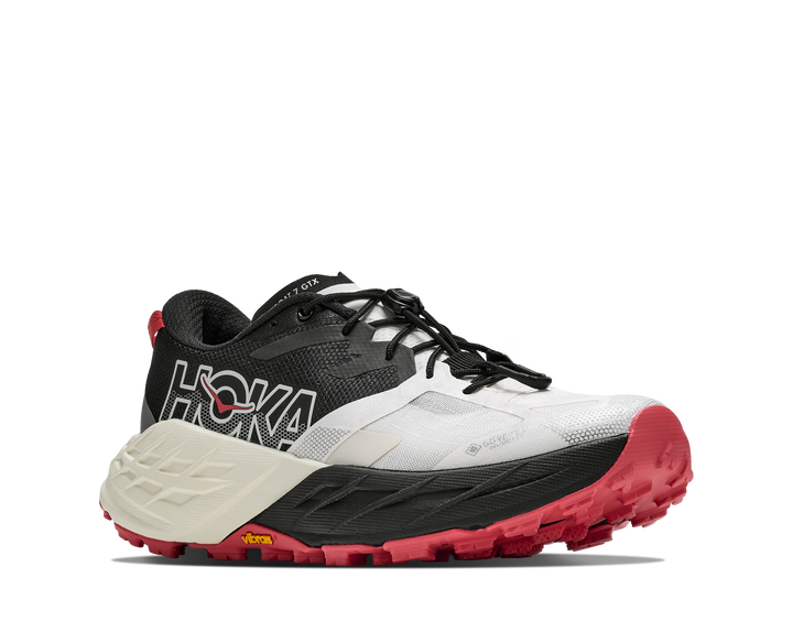Hoka Womens Speedgoat 7 GTX - Alabaster/Black - Trail - AW26