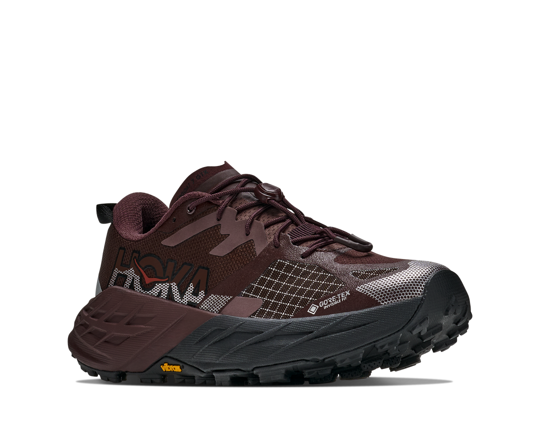 Hoka Womens Speedgoat 7 GTX - Deep Mauve/Black - Trail - AW26