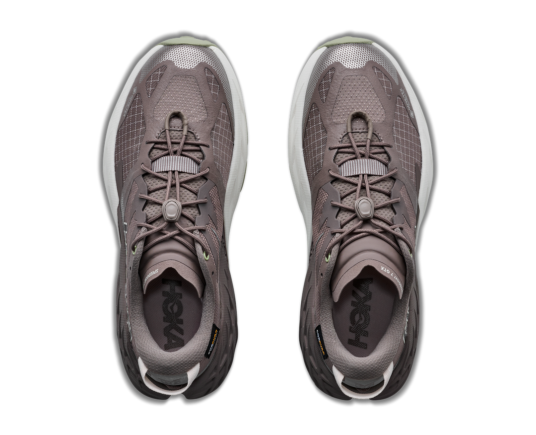 Hoka Womens Speedgoat 7 GTX - Pebble Grey/Alabaster - Trail - AW26