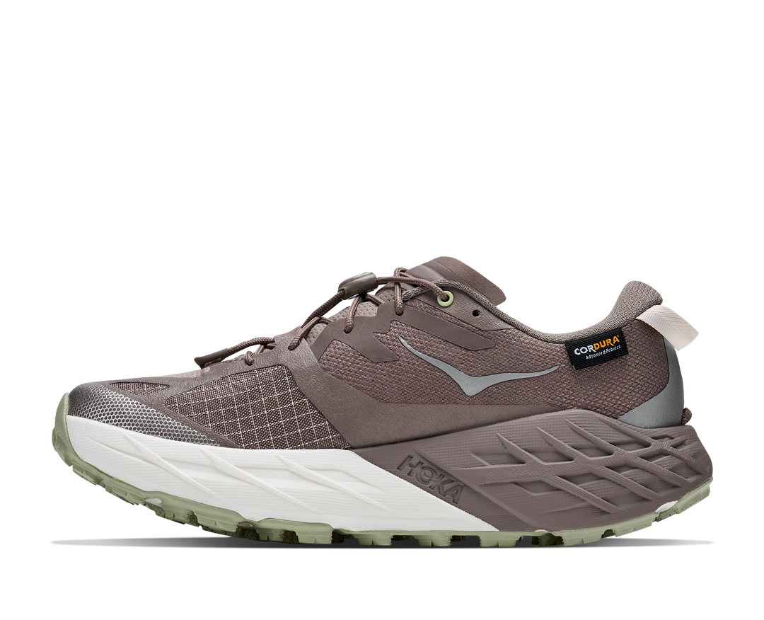 Hoka Womens Speedgoat 7 GTX - Pebble Grey/Alabaster - Trail - AW26