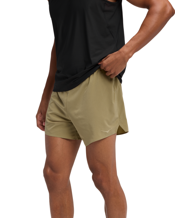 Hoka Herren Glide 5" Short mit Slip - Wild Mushroom