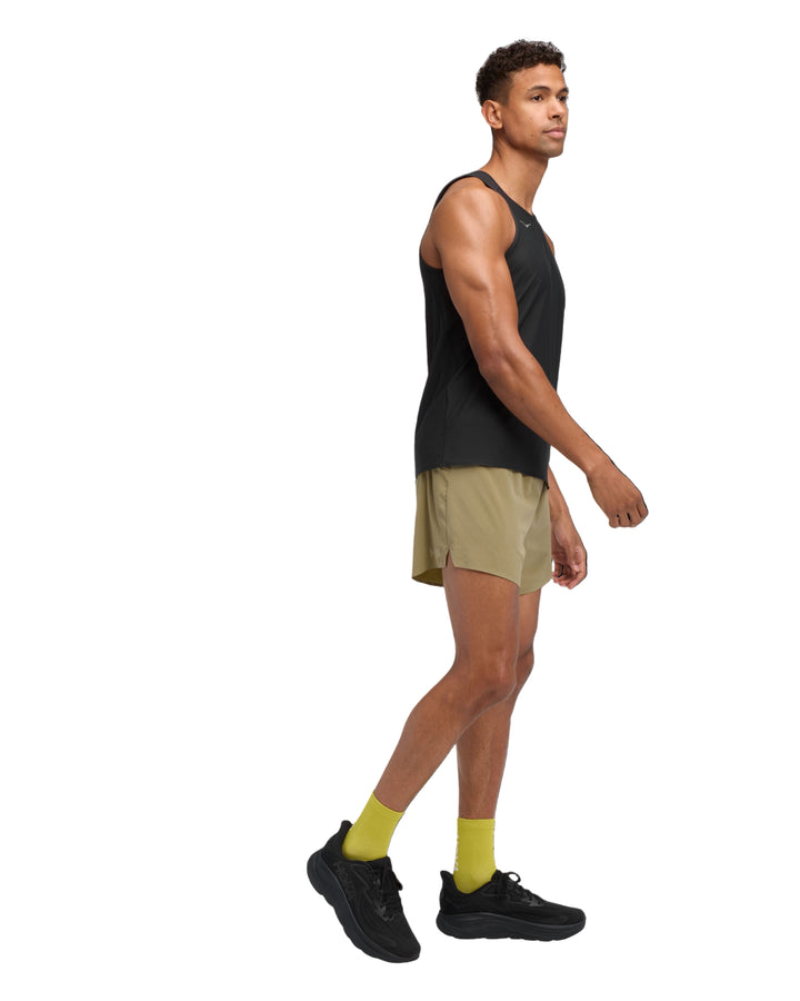 Hoka Herren Glide 5" Short mit Slip - Wild Mushroom