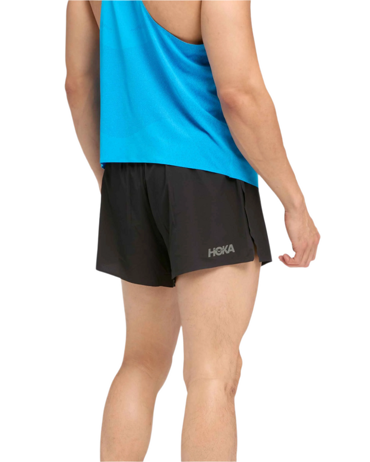 Hoka Mens Race Day Split Short - Black