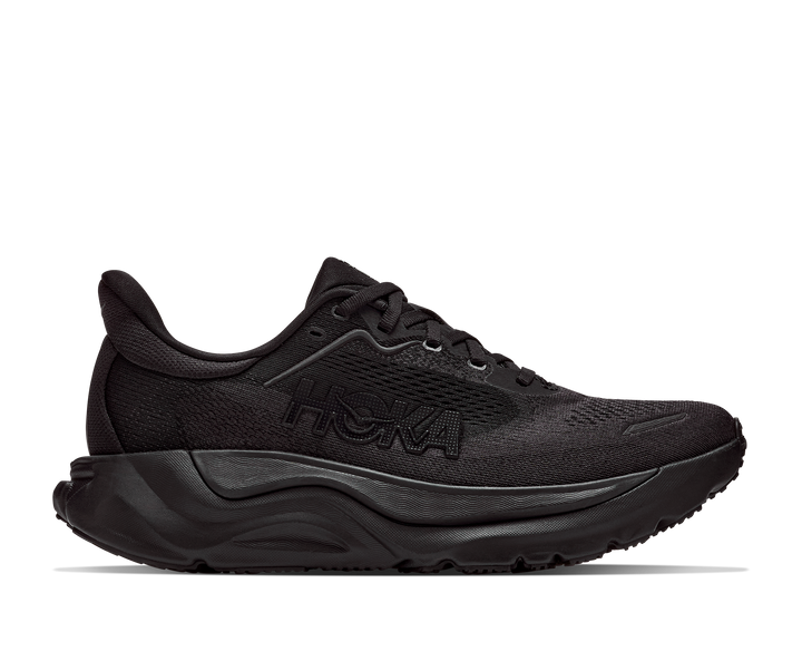 Hoka Womens Arahi 9 Wide - D Width - Black/Black - Stability - AW26