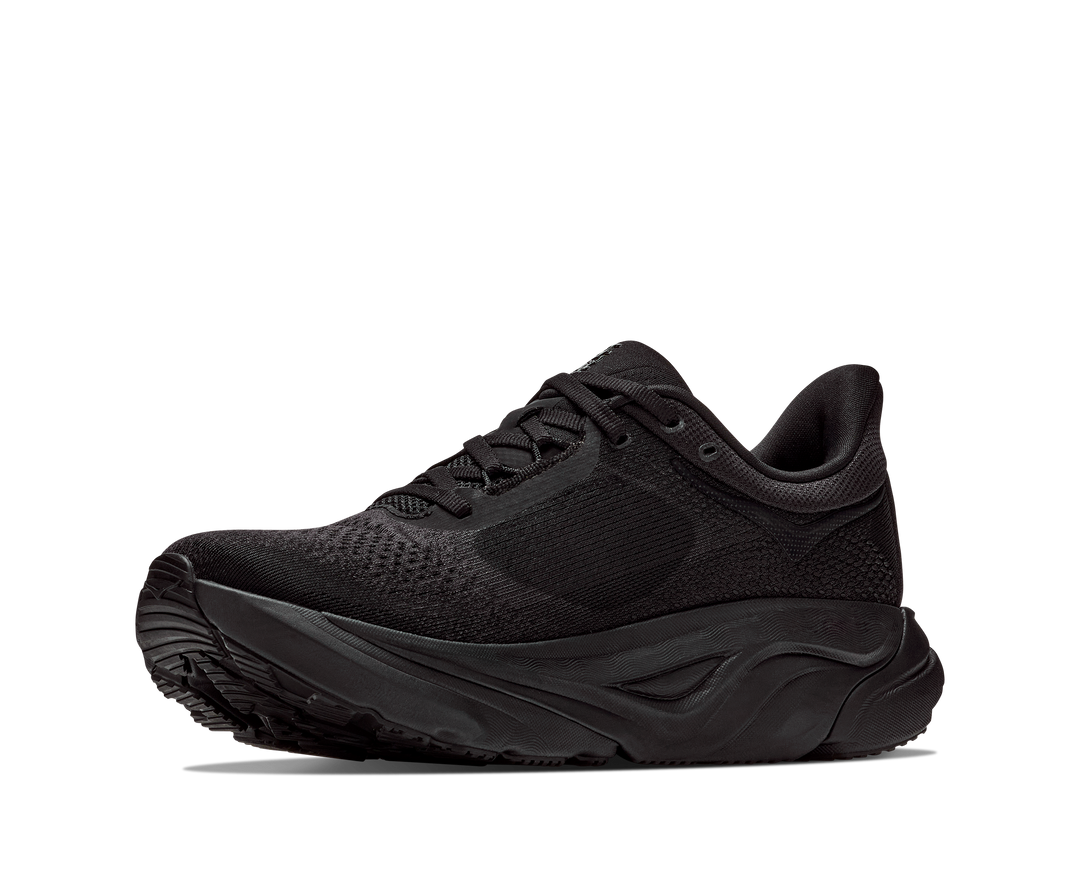 Hoka Womens Arahi 9 Wide - D Width - Black/Black - Stability - AW26