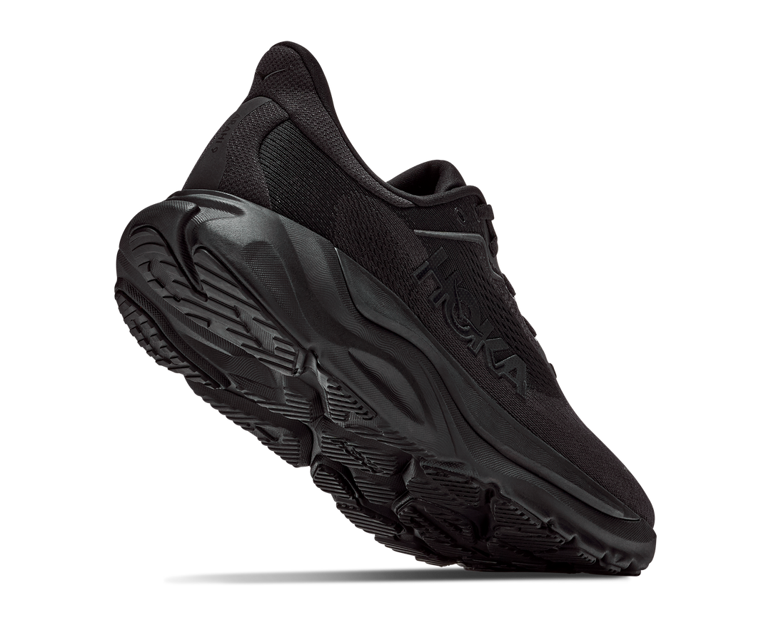 Hoka Womens Arahi 9 Wide - D Width - Black/Black - Stability - AW26