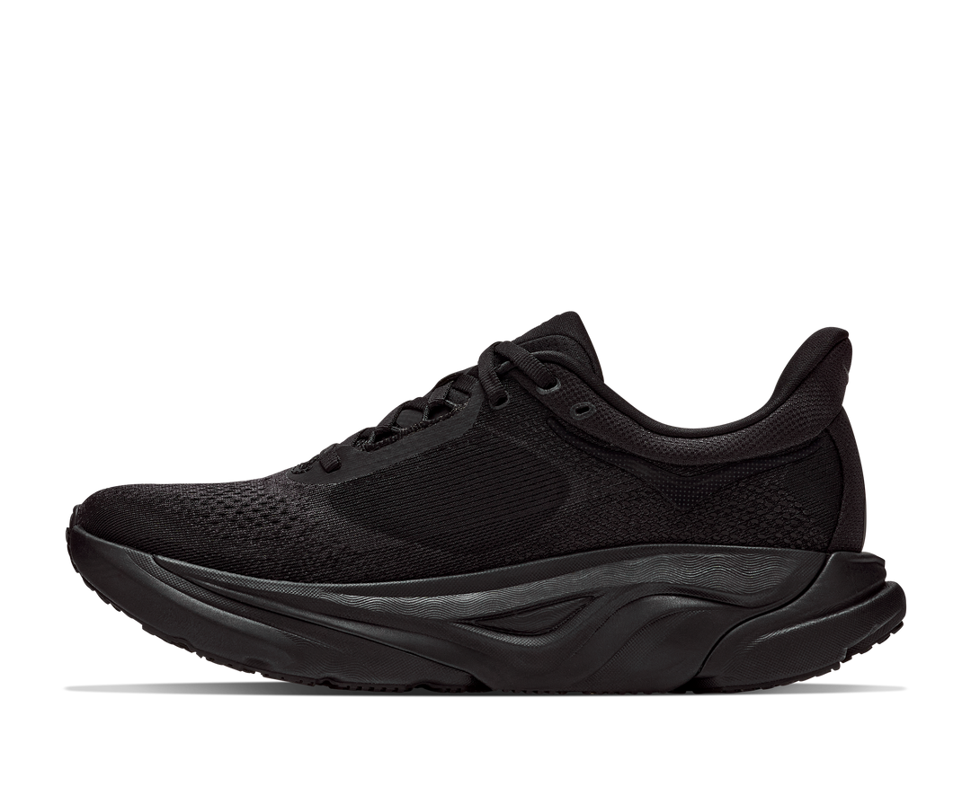 Hoka Womens Arahi 9 Wide - D Width - Black/Black - Stability - AW26