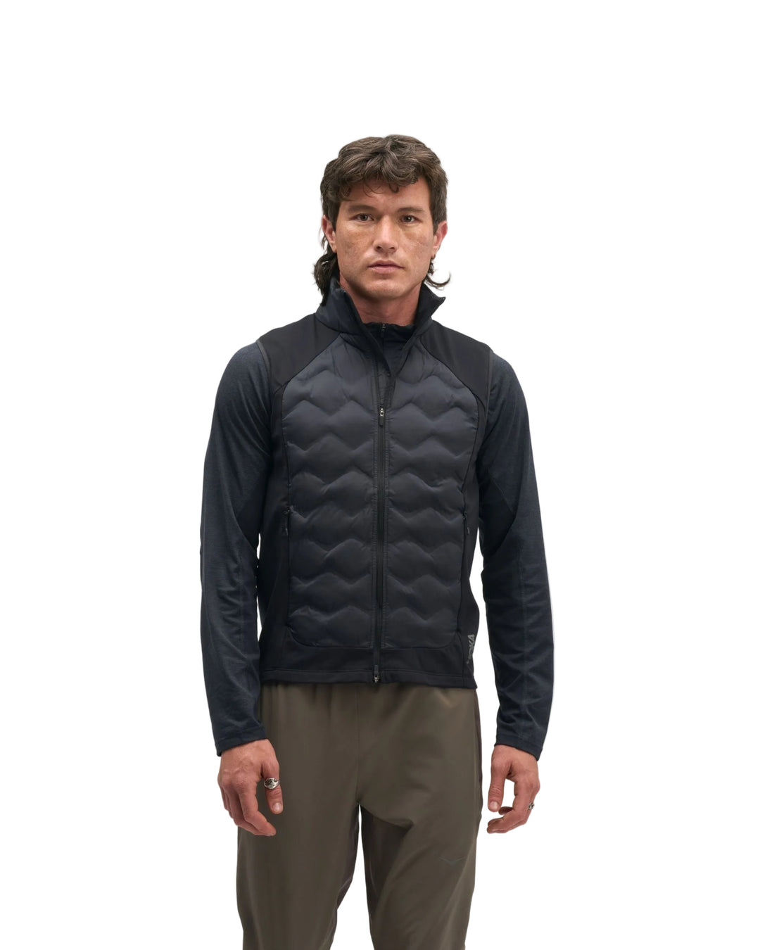 Hoka Mens Skyfill Insulated Vest - Black - AW26