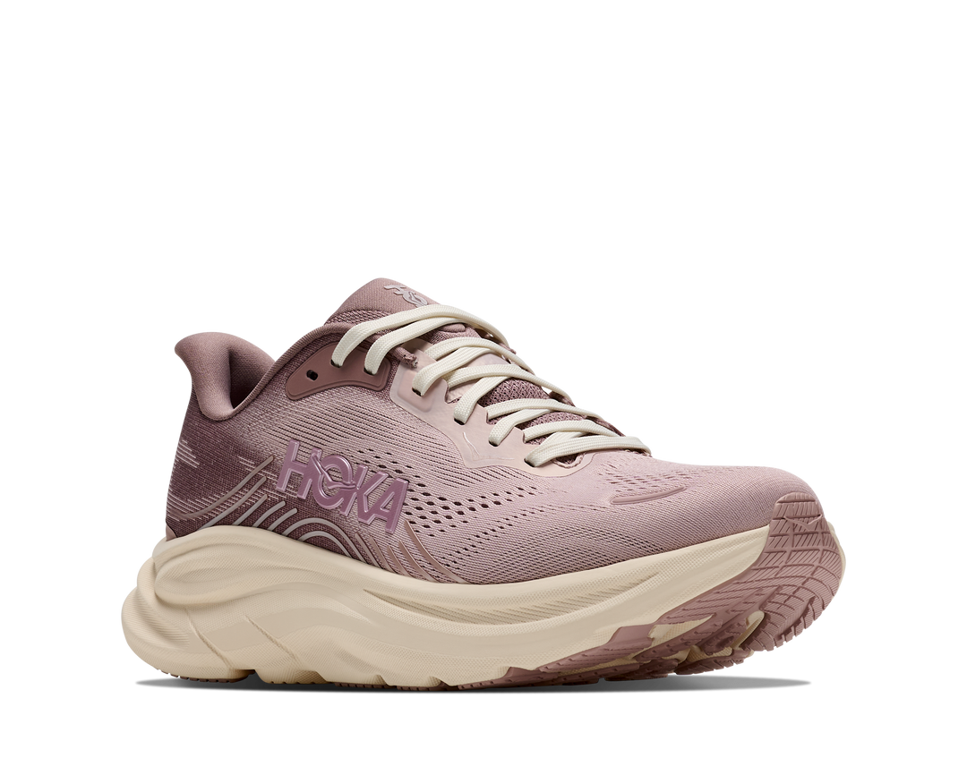 Hoka Womens Clifton 11 GLM - Pink Opal/Quartzite - Neutral - AW26