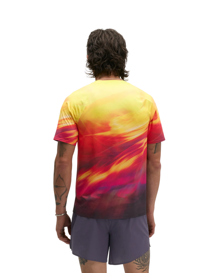 Hoka Mens Race Day Short Sleeve - Hoka Citrus Print - AW26
