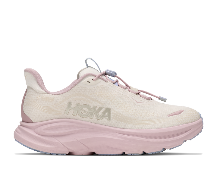 Hoka Womens Clifton 11 GTX GLM - Alabaster/Pink Opal - Neutral - AW26