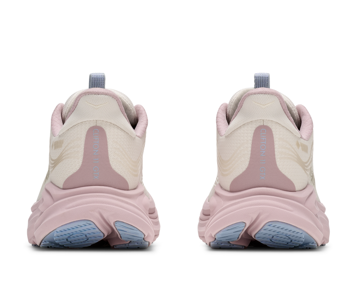 Hoka Womens Clifton 11 GTX GLM - Alabaster/Pink Opal - Neutral - AW26