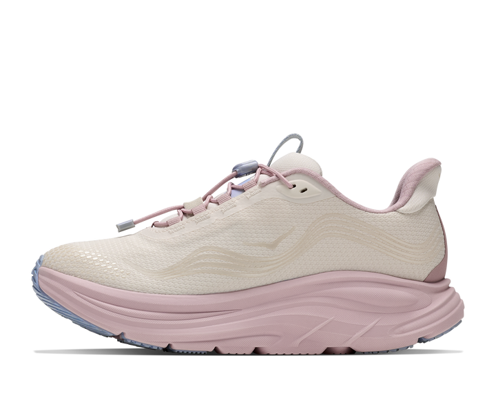 Hoka Womens Clifton 11 GTX GLM - Alabaster/Pink Opal - Neutral - AW26