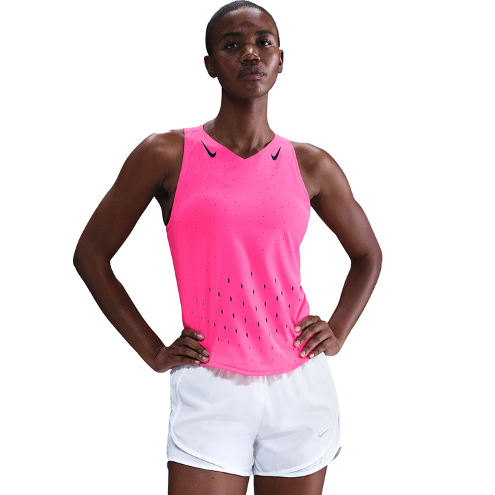 Nike Womens Dri-FIT ADV Aeroswift Singlet - Hyper Pink/Black
