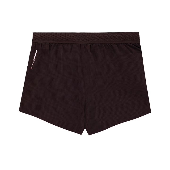 Bandit Women's CoolGrid 3" Split Shorts - Espresso - AW26