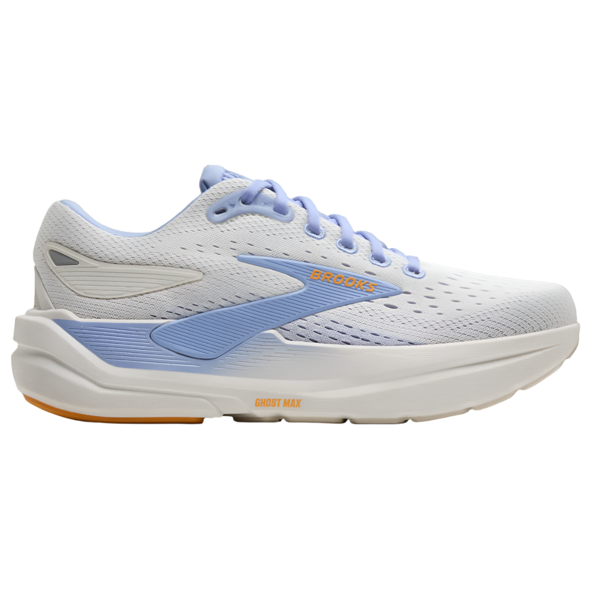 Brooks Womens Ghost Max 3 - Coconut/Blue Heron/Orange - Neutral - AW25