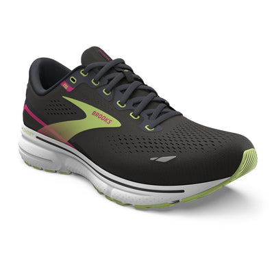 Brooks Womens Ghost 15 - Black/Ebony/Sharp Green - Neutral