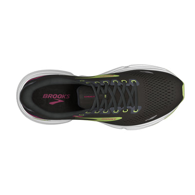 Brooks Womens Ghost 15 - Black/Ebony/Sharp Green - Neutral