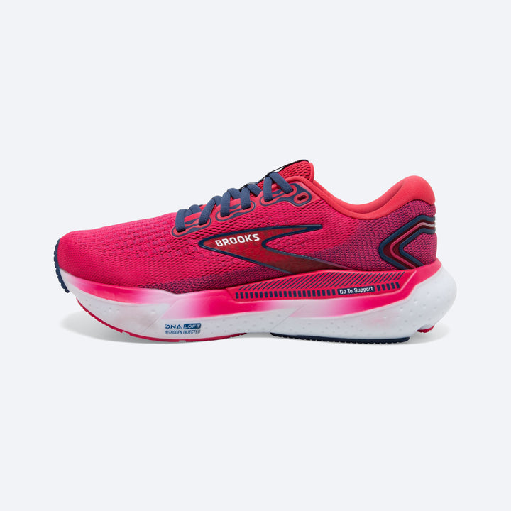 Brooks Womens Glycerin GTS 21 - Raspberry/Estate Blue - Stability