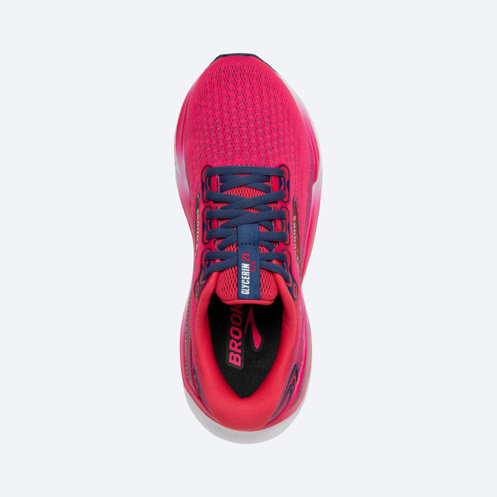 Brooks Womens Glycerin GTS 21 - Raspberry/Estate Blue - Stability