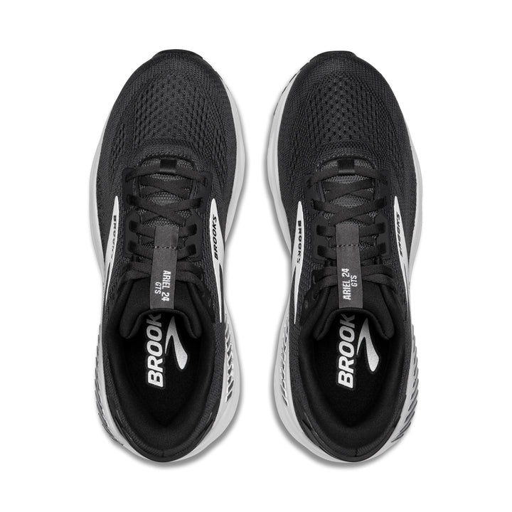 Brooks Womens Ariel GTS 24 - Ebony/Black/White - Stability