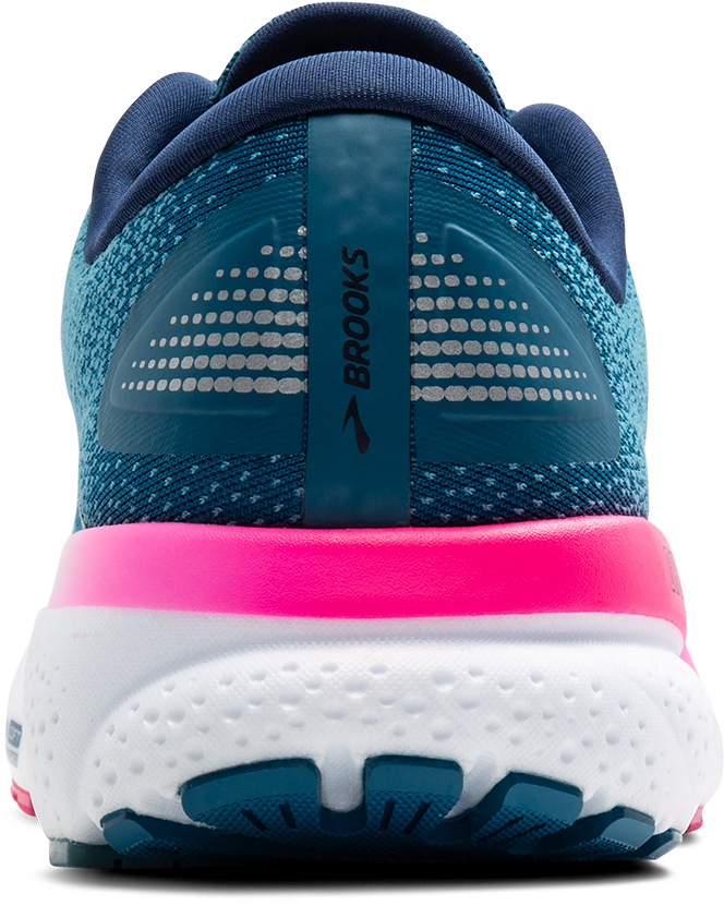 Brooks Womens Ghost 16 GTX - Moroccan Blue/Pink/Yellow - Neutral